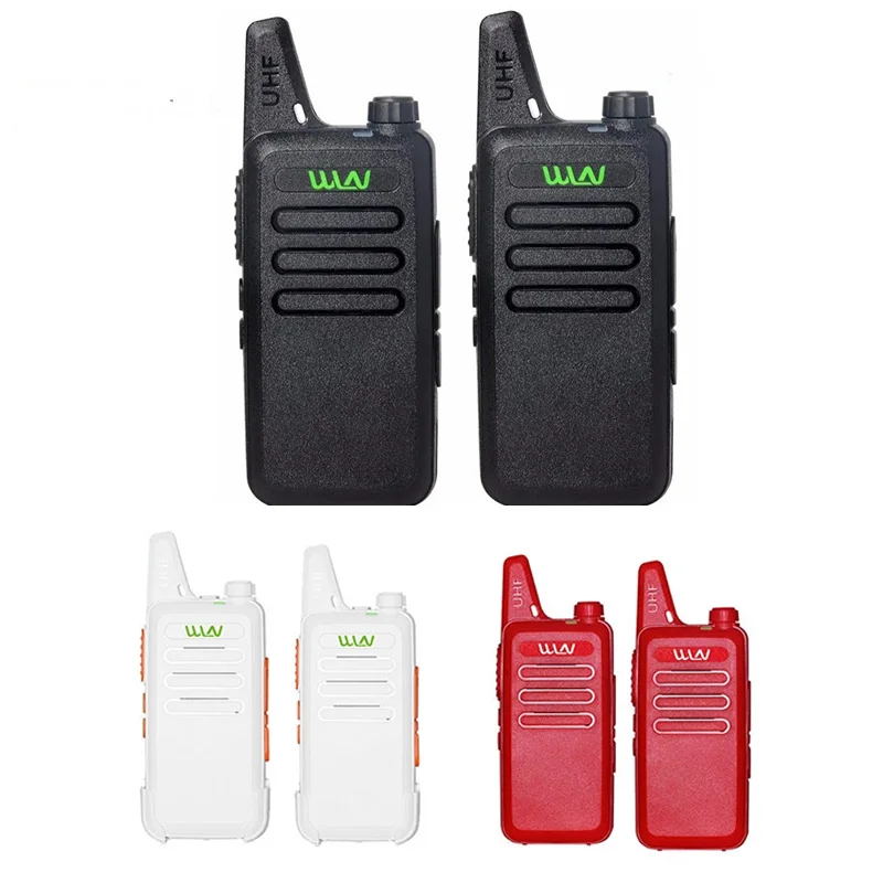 4pcs WLN KD-C1 MINI Handheld Transceiver Two Way Radio Ham Communicator KD C1 Radio Station Mi-Ni Walkie Talkie