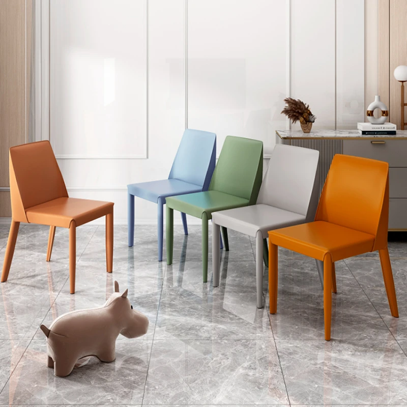 

Modern Nordic Dining Chairs Living Room Floor Kitchen Outdoor Dining Chairs Feature Balcony Sillas Comedor Home Furniture SR50DC