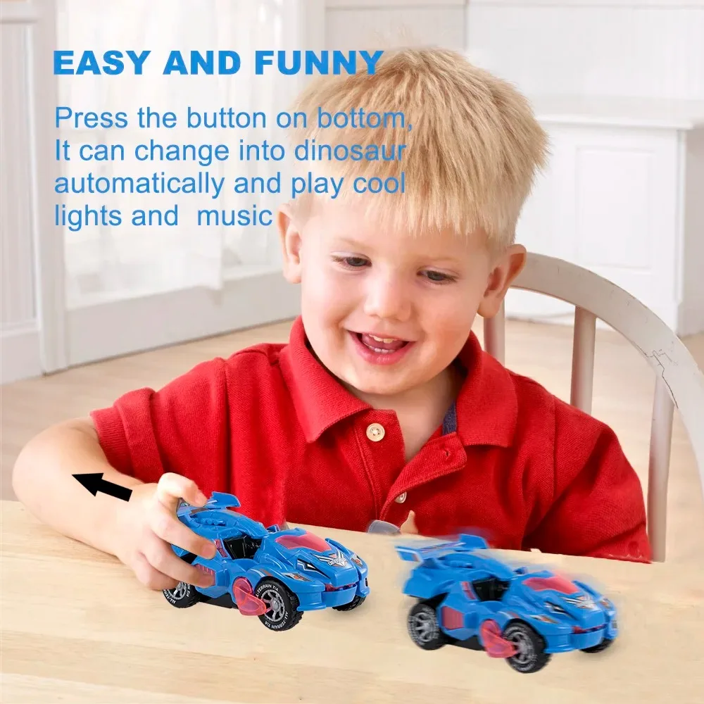 XZCAI электрический динозавр трансформируемый автомобиль универсальный робот