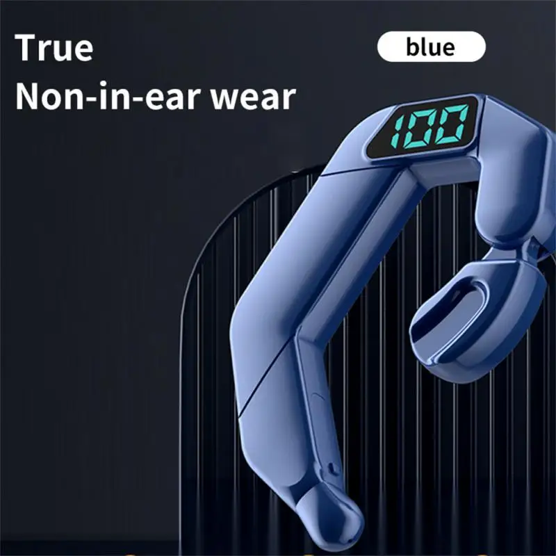 

Music Wireless Headphone Bone Conduction Hands-free Business Earphone Digital Display Earbuds For Xiaomi Waterproof