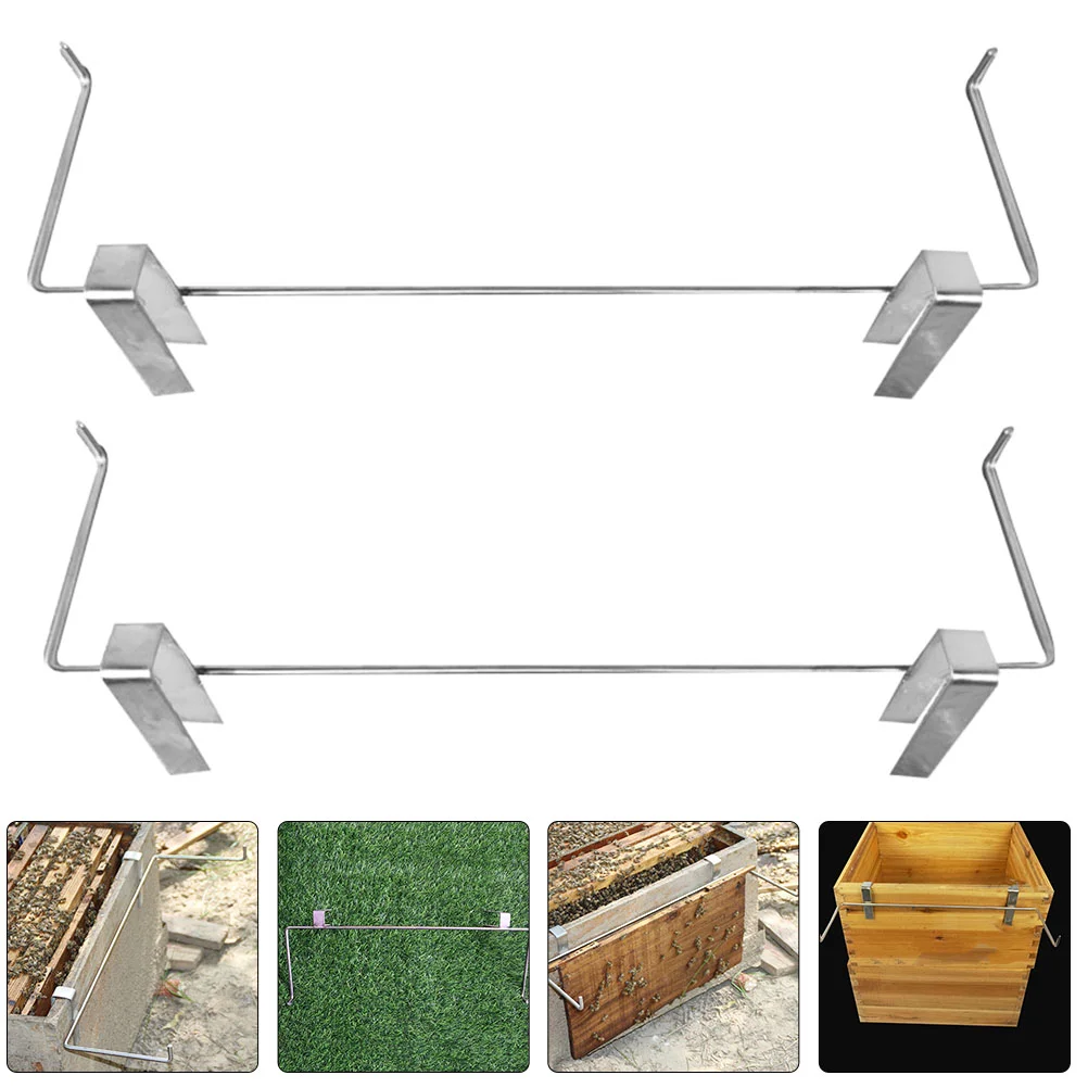 

Frame Beehive Beekeeping Holder Grip Bracket Hive Stand Perch Supporttool Stainless Shelf Storage Gripper Rack Housessteel Side