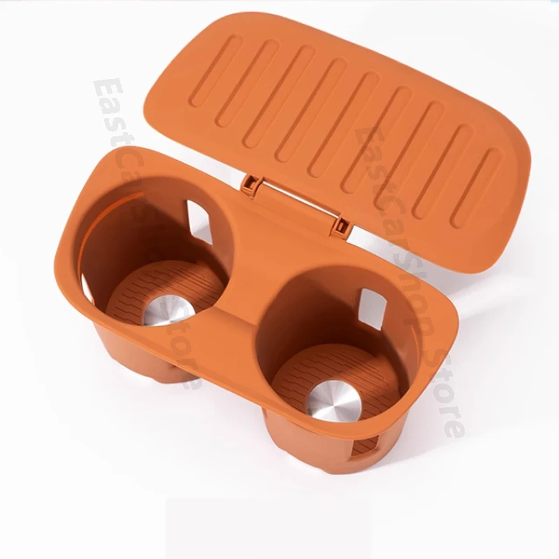 

Для BYD Yang Wang U8 2023-2025 автомобильный силиконовый коврик для хранения чашки с центральным управлением, коврик для хранения чашки с водой, украшение интерьера, защитные аксессуары