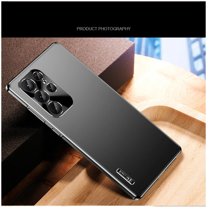 Luxury Metal Magnetic Shell For Samsung Galaxy S22 S21 Ultra S22 5G Case Lens Protection Ultra Thin Titanium Alloy Cover Coque