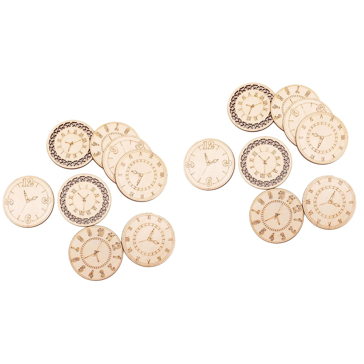 

Crafts Diy Sewing Projects Tool Wooden Sticker Clock Pattern Wood Decors Adornment