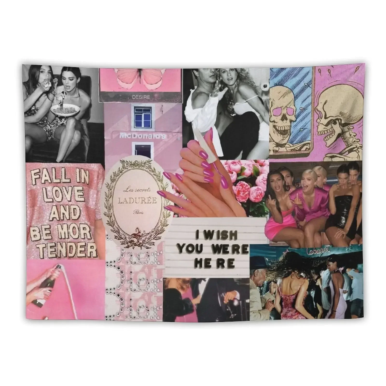 Джемпер и Каз Тень Кость Телешоу Гобелен Эстетический домашний декор Настенные