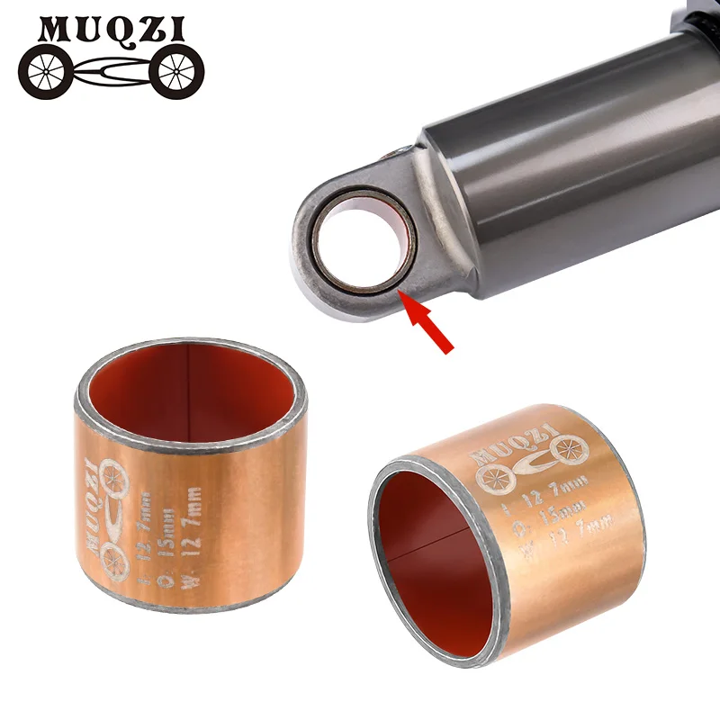 

MUQZI Bike Shock Absorbers Bushing MTB Rear Suspension Shock Absorber Bushing Inner Diameter 12.7mm Outer Diameter 15mm