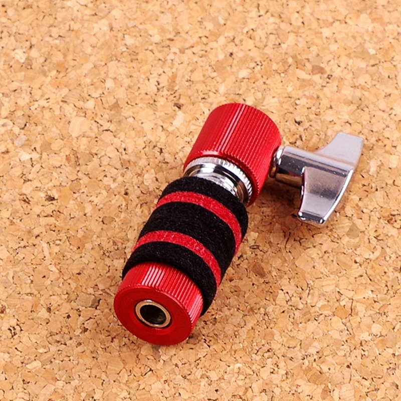 

Alloy Standard Jazz Drum Red Hi-Hat Cymbal Clutch Stand Post for for Percussion Instrument Parts Replacement Accessories