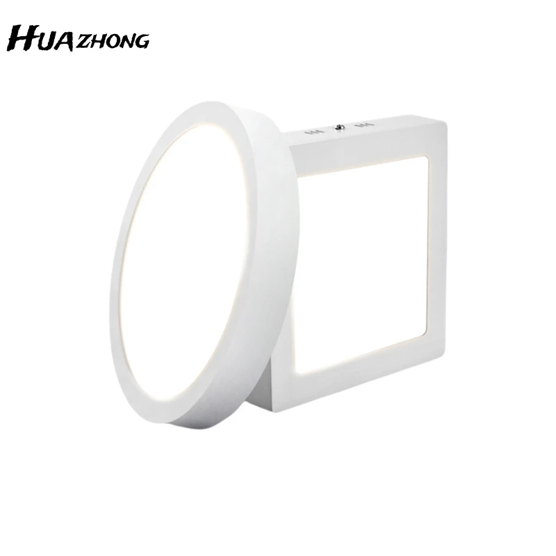 

Panel Lights Ultra-Thin Round Square Surface Mounted 6W12W18W24W LED Ceiling Lights AC85-265V LED Downlights Indoor Lighting