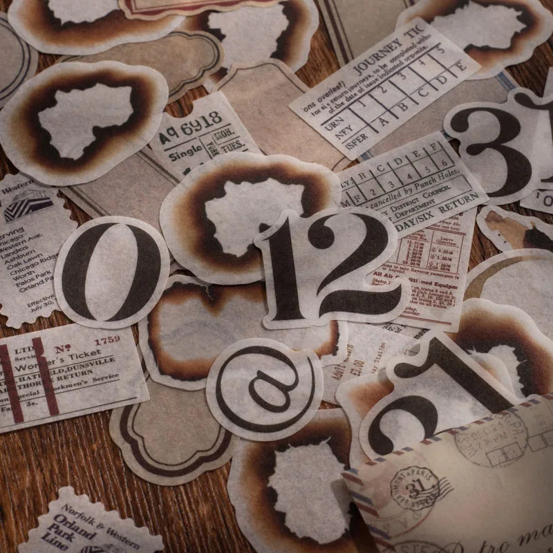 

50 шт., Набор наклеек для дневника, 125 Х70 мм