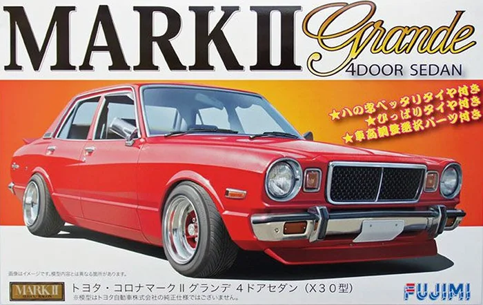 

Fujimi Plastic Assembled Car Model 1/24 Scale Toyota Corona Mark.II (X30) Model Kit 03873