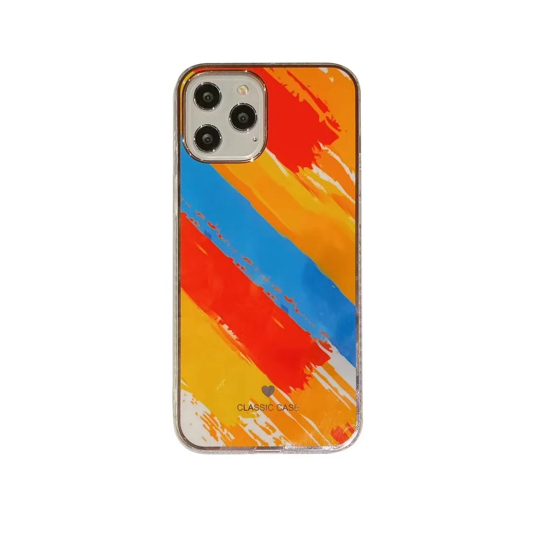 

Подходит для iphone12pro iphone11 мобильный телефон защитный чехол с мраморными прямыми краями