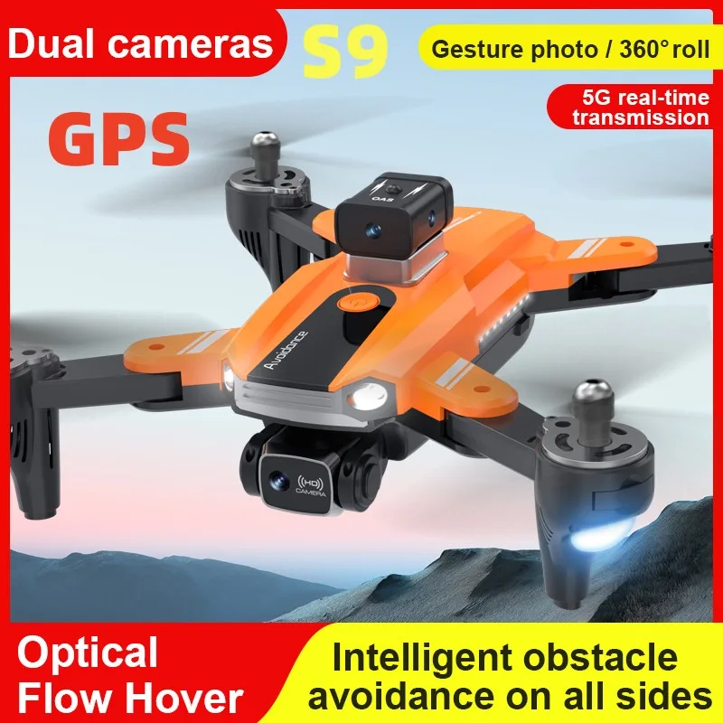 

GPS большой складной S9 комплексный оптический поток обхода препятствий 8K воздушная GPS одна кнопка возврата RC UAV подарок