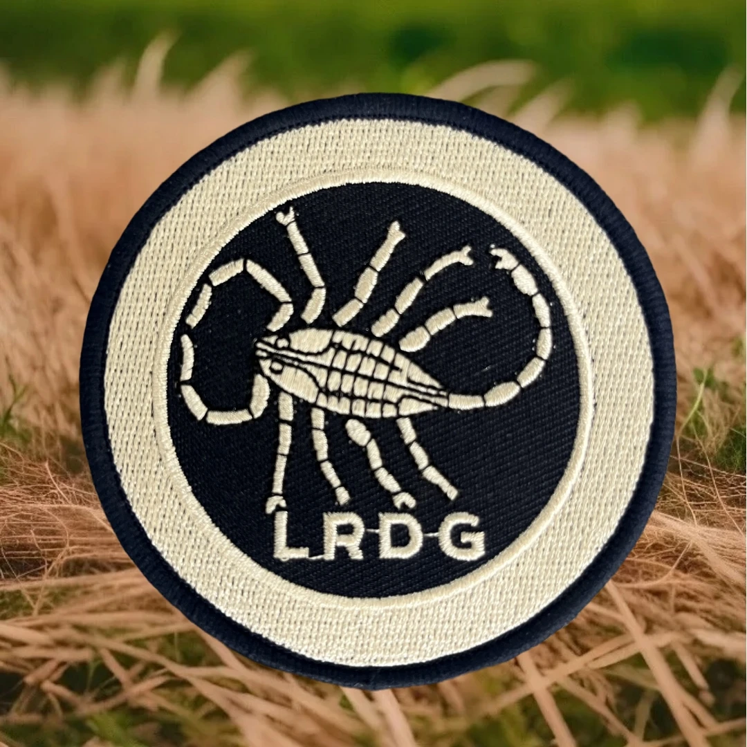 Фото Да здравствует пустынная группа LRDG, тактический боевой значок, специальные акции, военная повязка на руку, нашивки с вышивкой, наклейка на рюкзак для одежды №2
