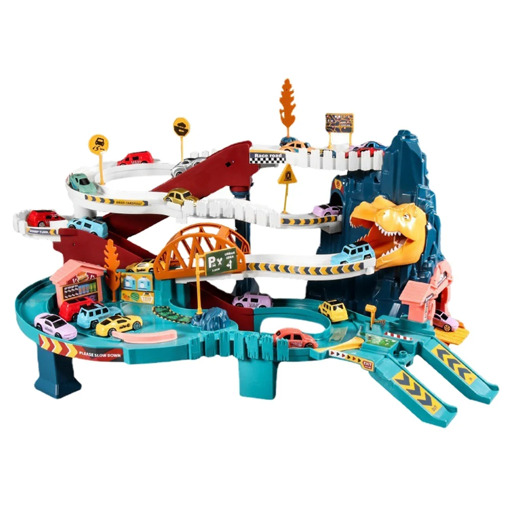 

Children's Toy Parking Lot Building Car Building Breakthrough Adventure Track Light Music Boy Educational Gift 2