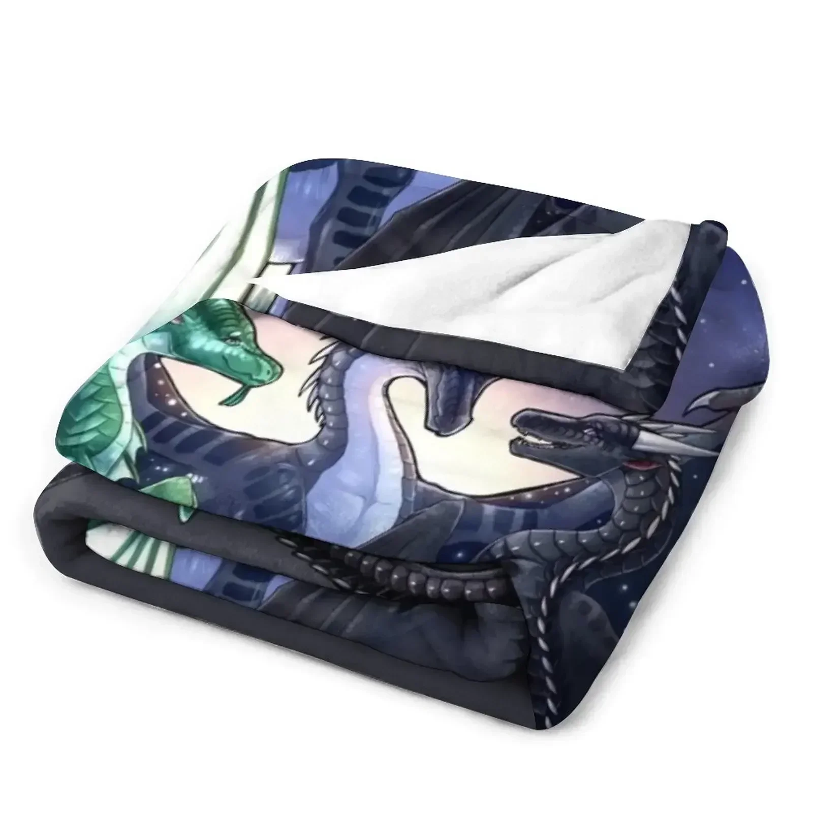 Wings of Fire - Legends Fathom Darkstalker Clearsight Плед Туристические мягкие одеяла