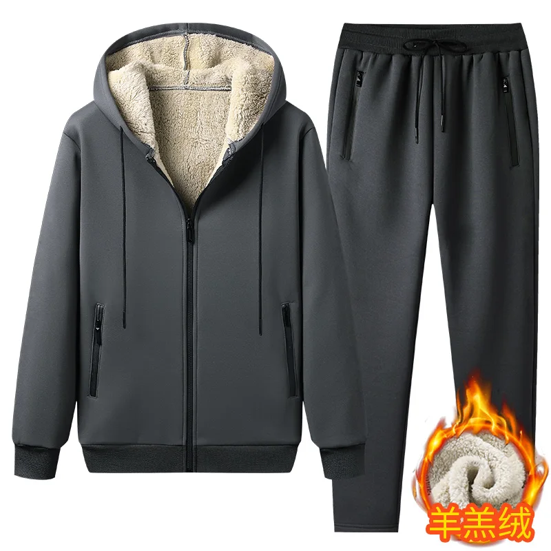 Мужской зимний кашемировый комплект BingChenXu 6XL