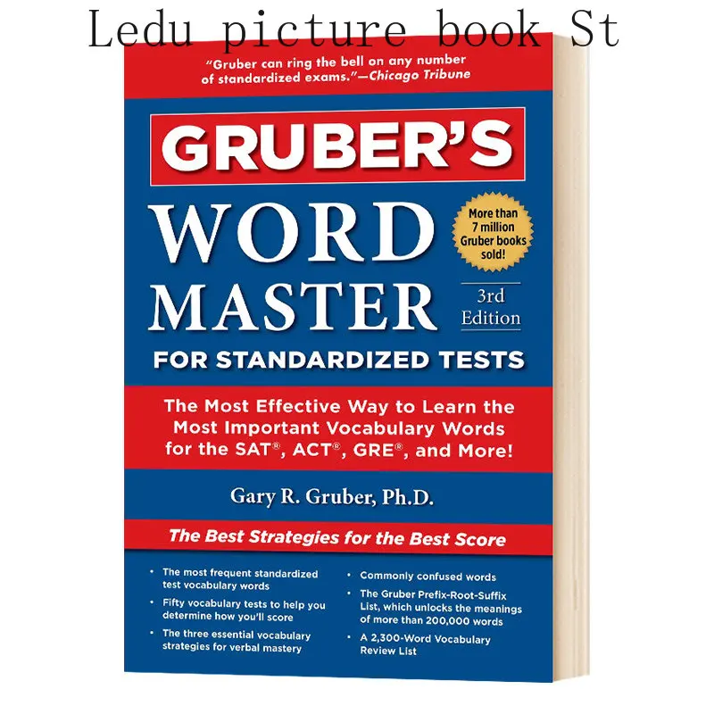 

English Original Gruber's Word Master for Standardized Tests English Imported Original English Test Textbooks