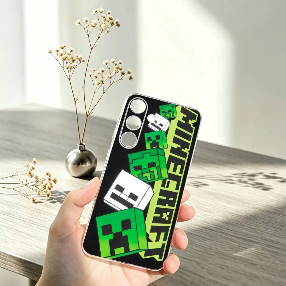 Самый продаваемый чехол для телефона Game M-Minecrafts для Samsung A10,12,20,21S,30,31,40,50,51,52,70,71, прозрачный чехол (art.: 3920db4d56998) - 3920db4d56998