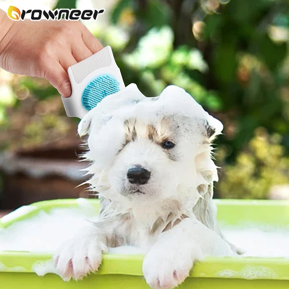 

Pet Massage Comb For Cats Dogs Bath Brush Multi-function Combs Grooming Tools Remove Loose Hairs Eliminate Fleas Pets Accessory