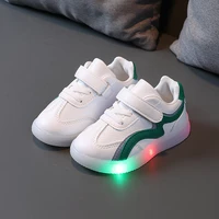 children casual running shoes with light led boys girls fashion sneakers 2022 spring lighted non slip sport shoes luminous boots