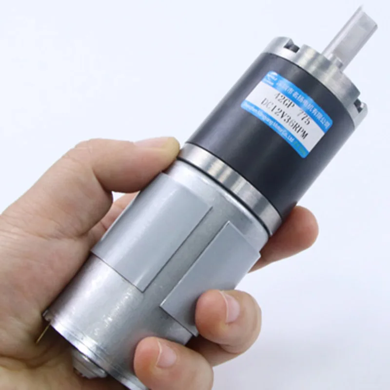 

42mm planetary DC reduction motor 12v24v42GP-775 large torque low-speed speed regulating miniature motor