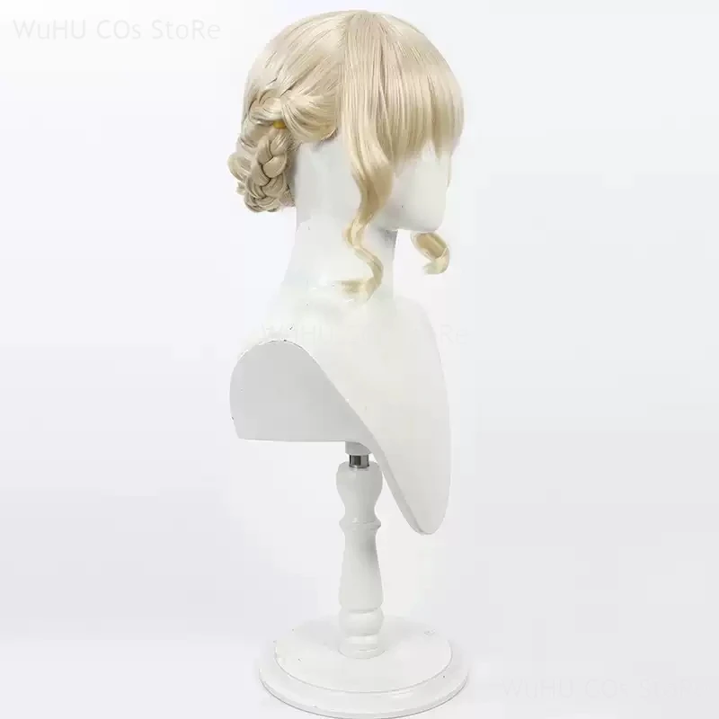 Аниме Delicious In Dungeon Косплей Чертополох Парик Золотые Волосы Лоunatic Волшебник