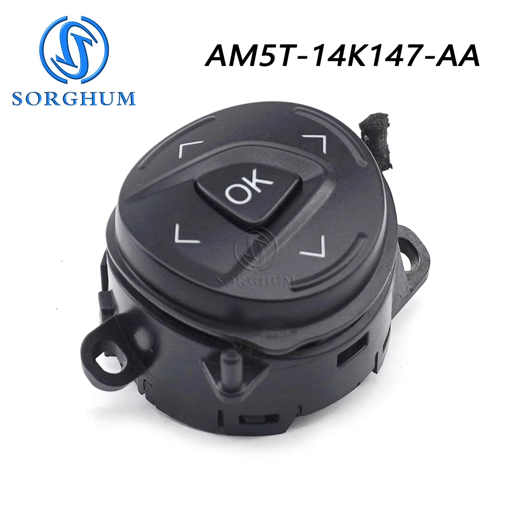 

SORGHUM AM5T-14K147-AA For Ford FOCUS III Kuga Escape Wheel Controls Switches Steering Wheel Button Switch AM5T14K147AA