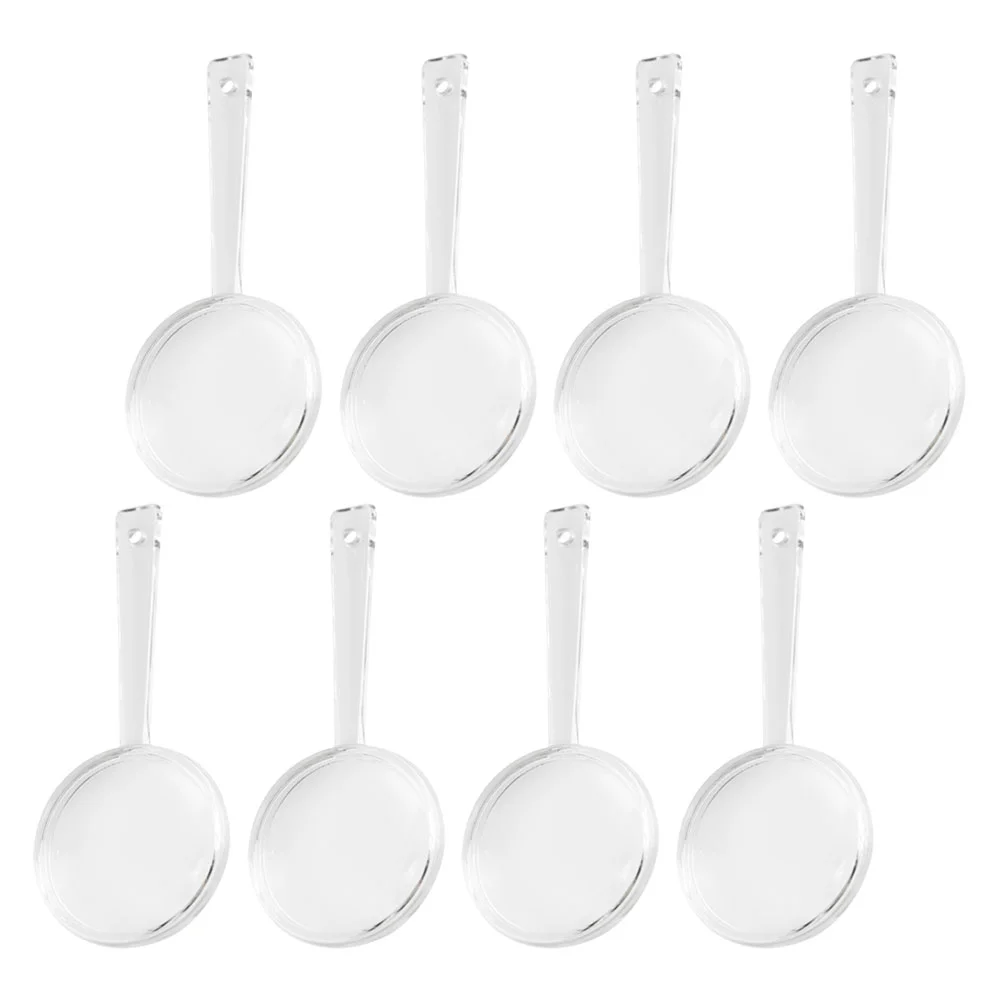 

8pcs 5X Handheld Magnifying Glass Reading Magnifier for Seniors Kids Magnifier