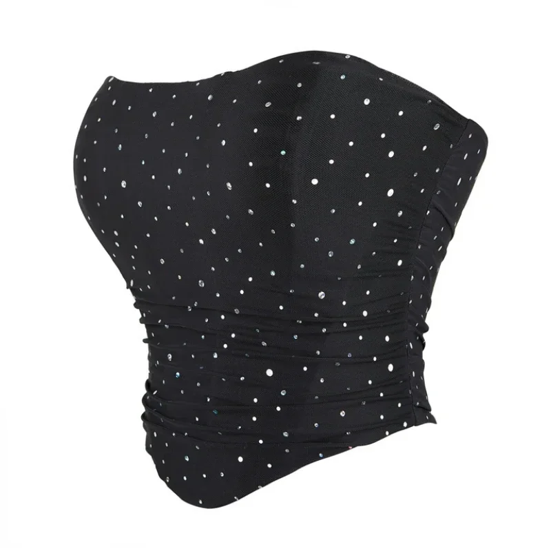 Женский корсет с открытыми плечами без рукавов