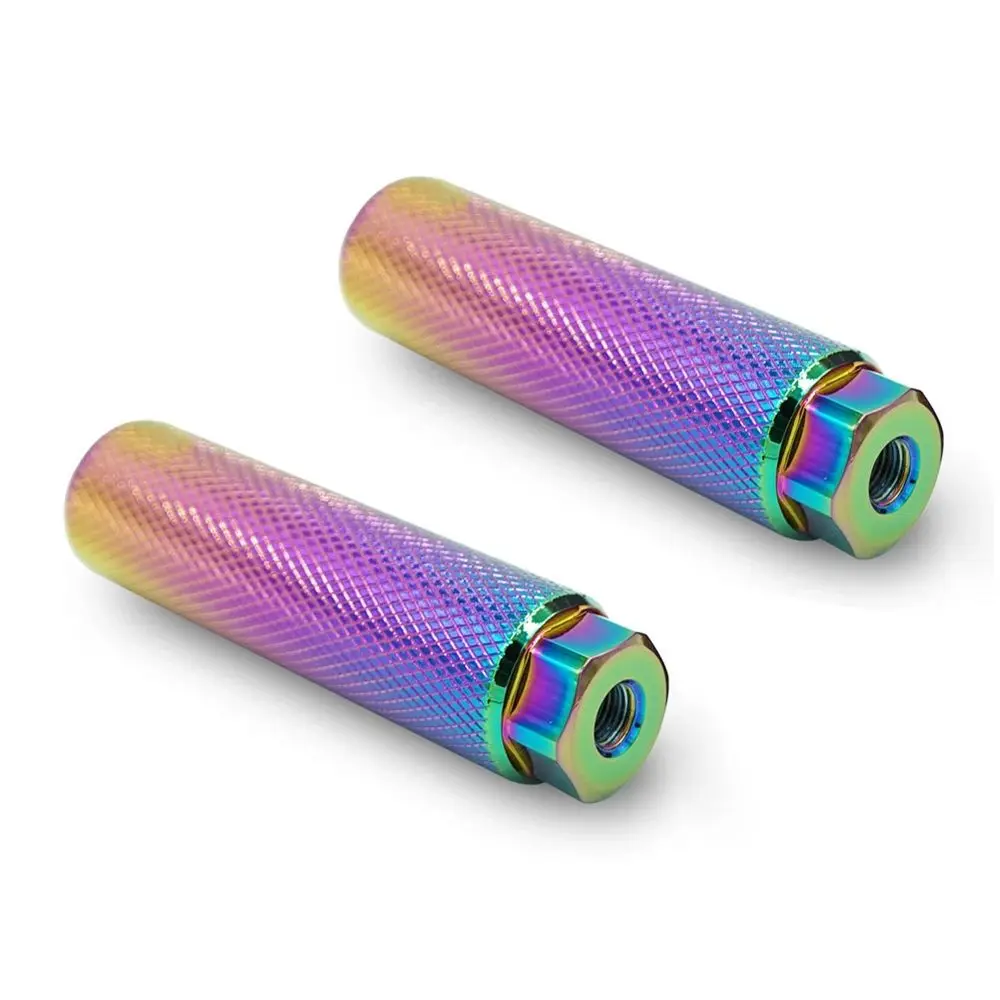 

Anti-Skid Aluminum Alloy Mountain Bike 3/8'' Axle Cycling Stunt Pegs Bike Pegs Bike Footrest Lever Bicycle Pedals