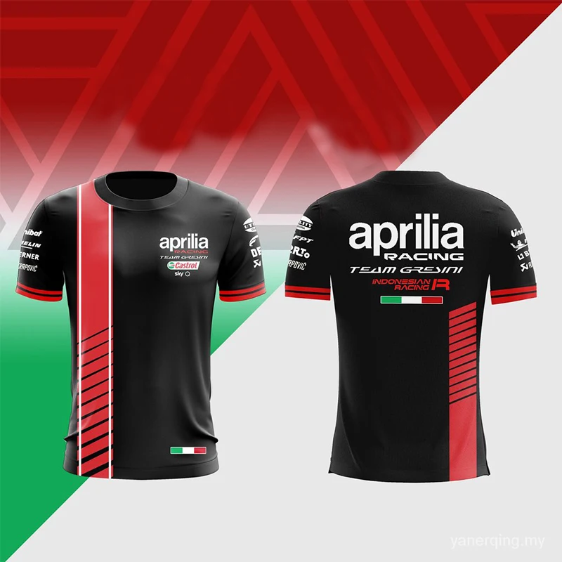 

2023 Summer MOTO GP Sportswear Hot Selling Men's Round Neck Casual T-shirt F1 Motorcycle Rally 3D Printed Breathable ShortSleeve