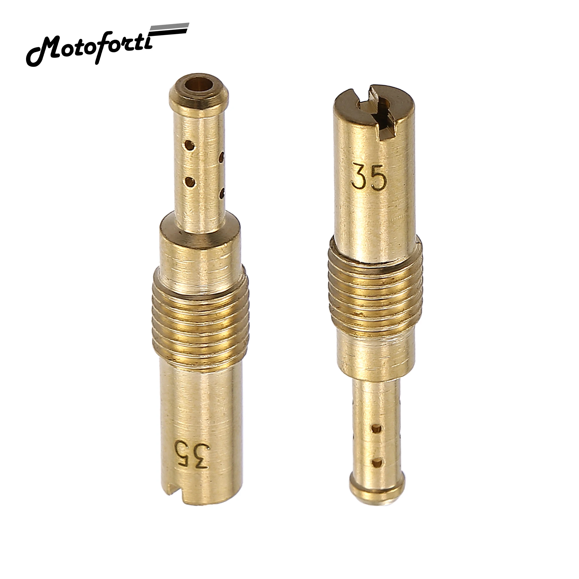 

Motoforti 35/38/40/42/45/48/50/52/55/58/60/62/65/68/70 Slow Pilot Jets for PWK28 PE24 Carburetor Jet for Motorcycle Carburetor