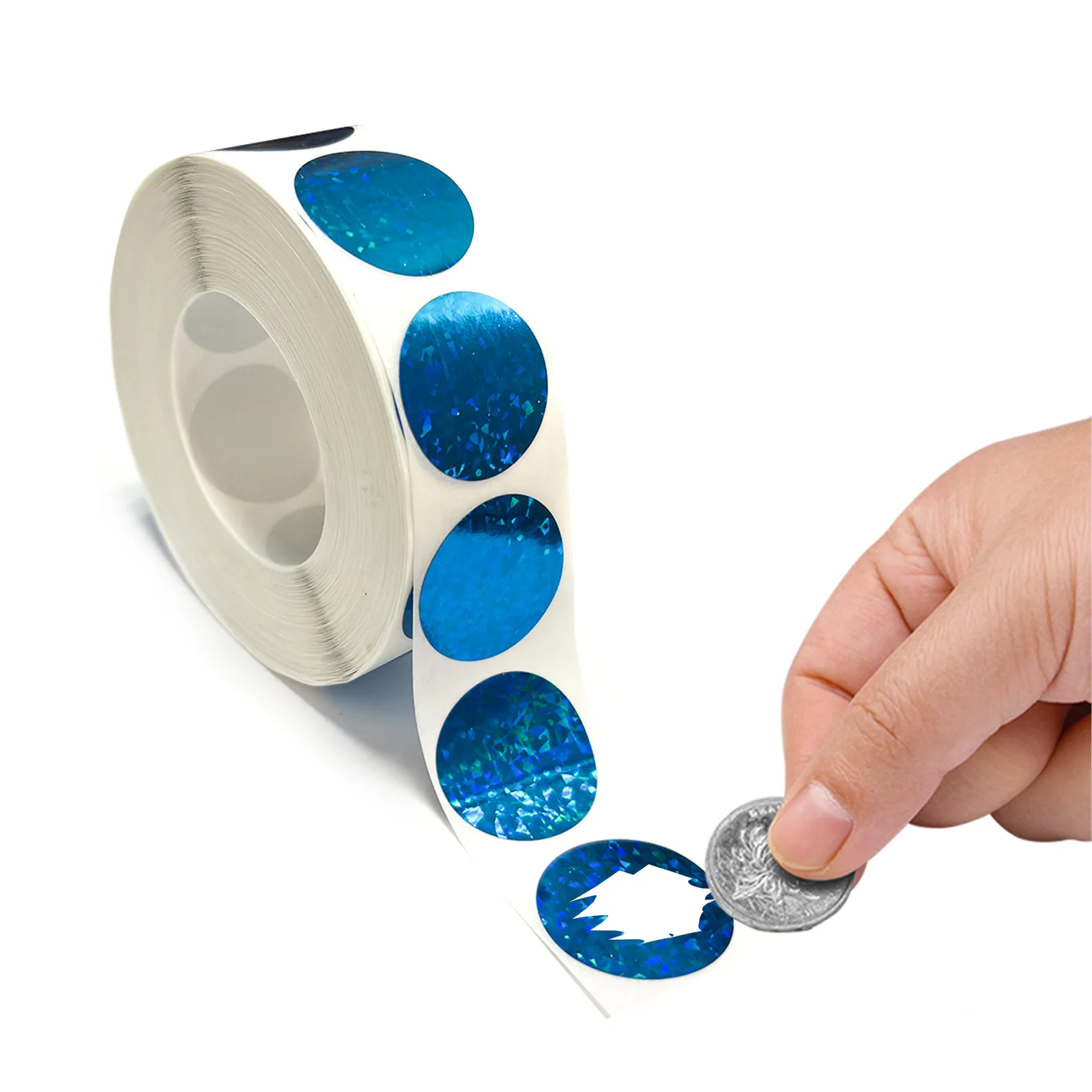 

Голографические скретч-наклейки 25*25 мм, красные