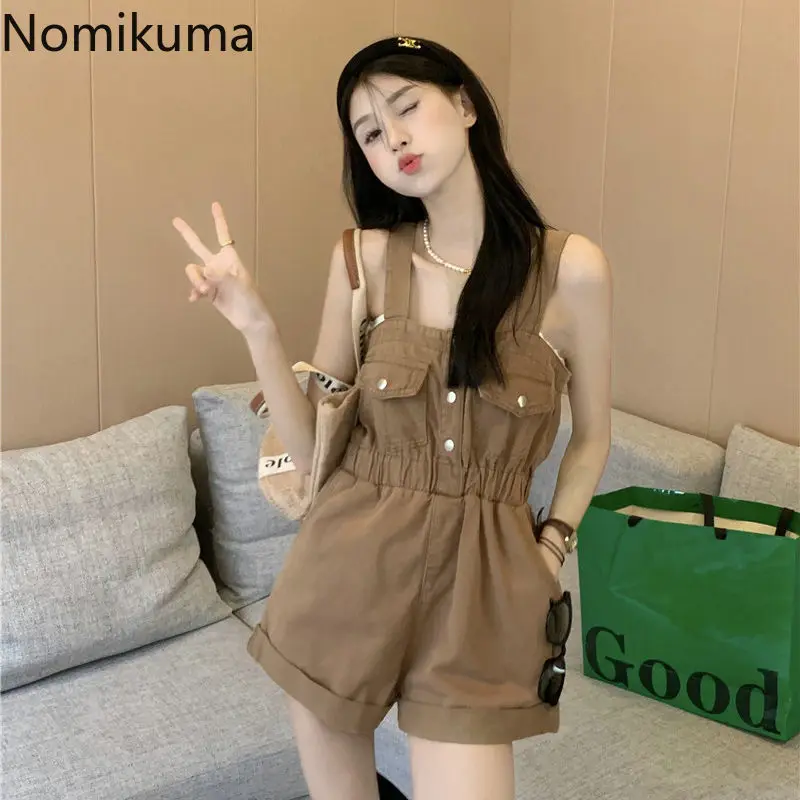 Джинсовые комбинезоны женский комбинезон уличная одежда повседневный летний