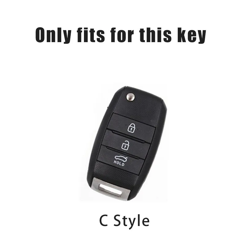 Высококачественный чехол для автомобильного ключа из ТПУ Kia Rio 3 K2 Ceed Cerato K3 Sportage 4