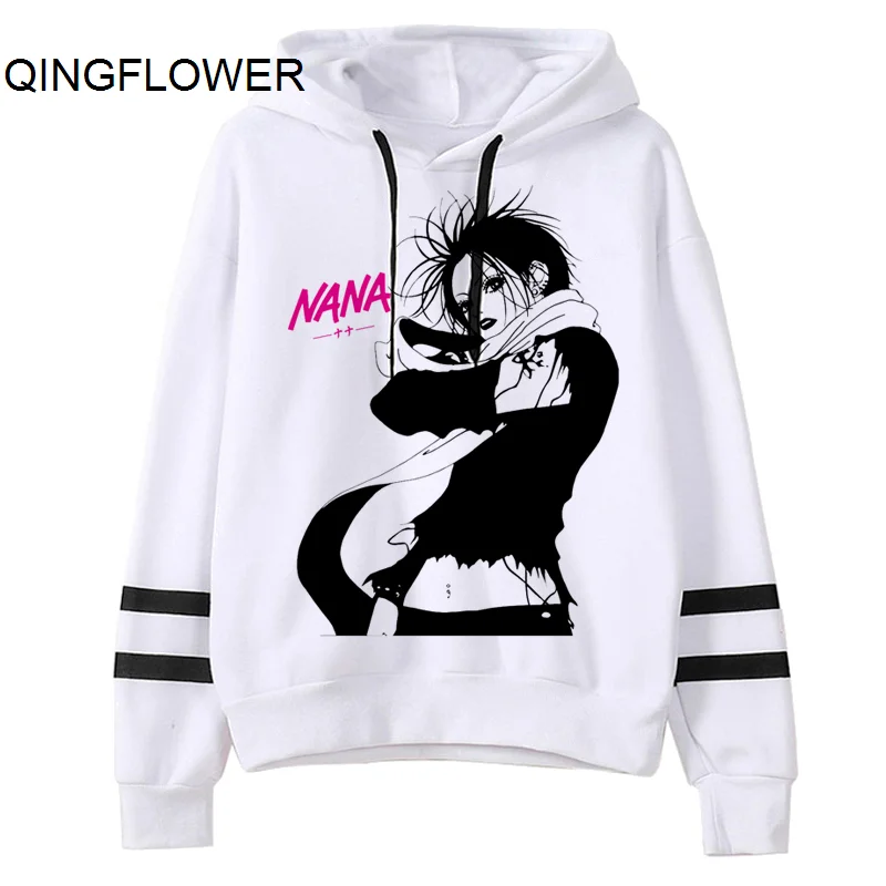 

Nana hoodies male manga hip hop harajuku y2k aesthetic men pullover grunge