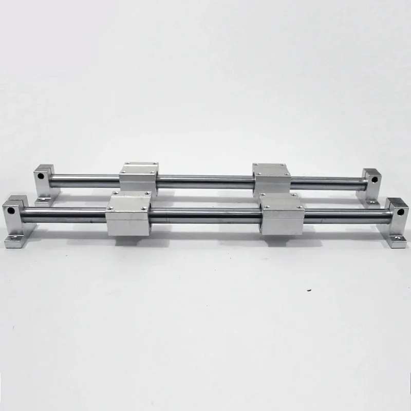 Линейный вал 2 шт. OD8/10/12/16 мм 300 400 500 800 4 SCS8/10/12/16UU линейные подшипниковые Блоки