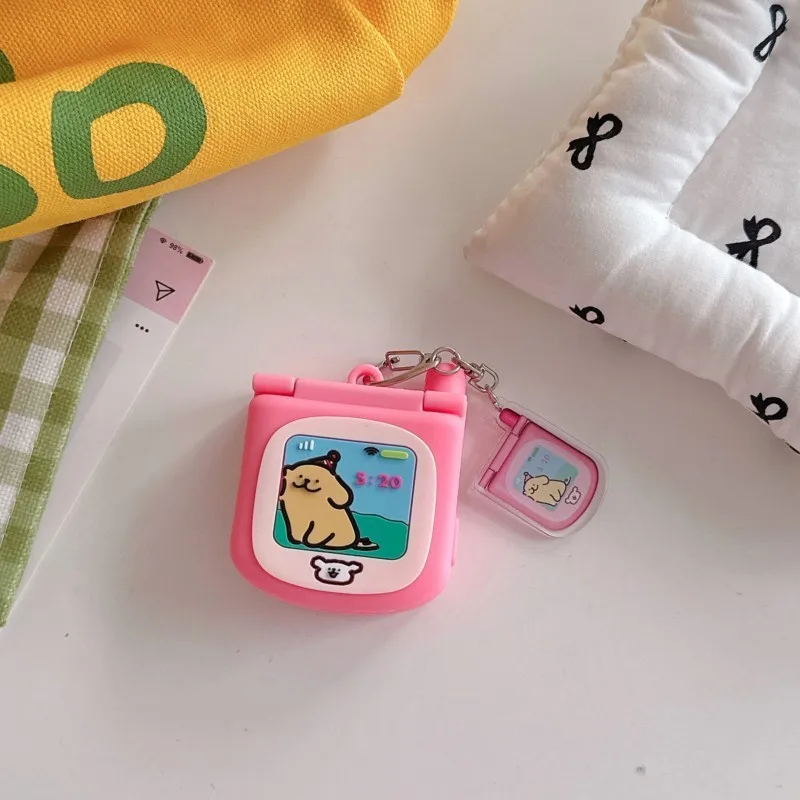 Фото Милый детский чехол-флип с зеркалом и ремешком для Apple Watch Sport 1/2/3/4/5/6/7/8/9-го поколения, S10, S11, Ultra, SE, 38/45/41/44/42/46/49 мм №2