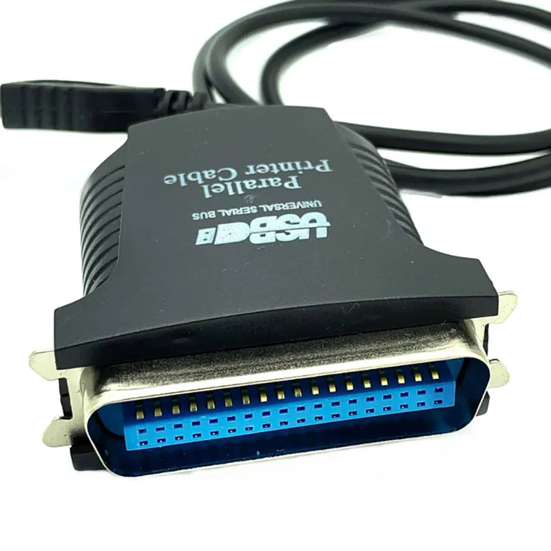 Фото USB 2,0-36-контактный параллельный кабель принтера IEEE 1284, адаптер, двунаправленный параллельный интерфейсный порт для компьютера, ПК, ноутбука №5