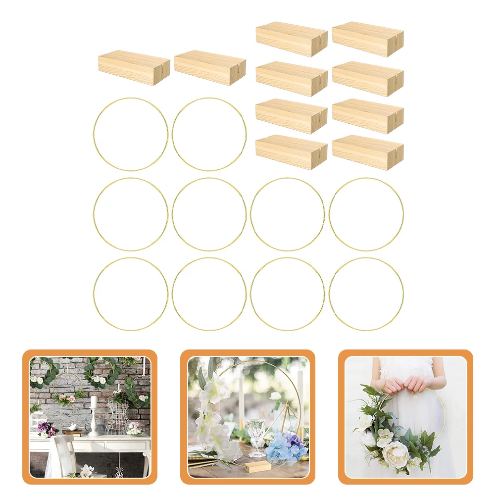 

Wreath Frame Table Rings Metal Hoop Floral Round Centerpiece Stand Ring Decorationssign Wooden Macrame Frames Making Forms Dream