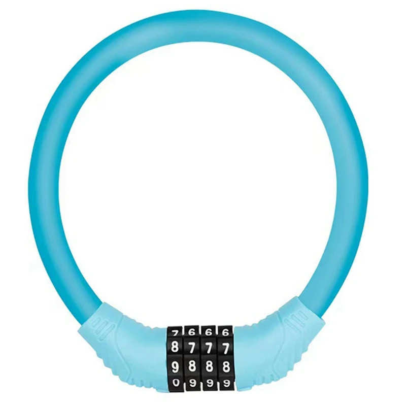 

Противоугонный замок MTB, кодовый замок для электрического велосипеда, скутера, универсальный кольцевой замок, портативный кодовый замок дл...