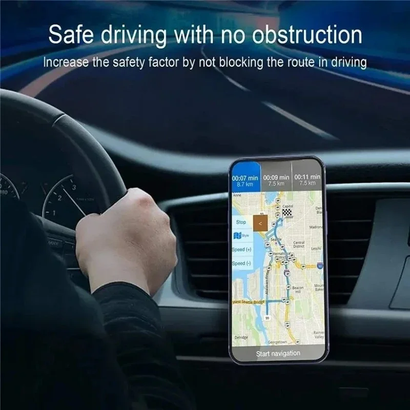 Магнитное автомобильное беспроводное зарядное устройство установленное