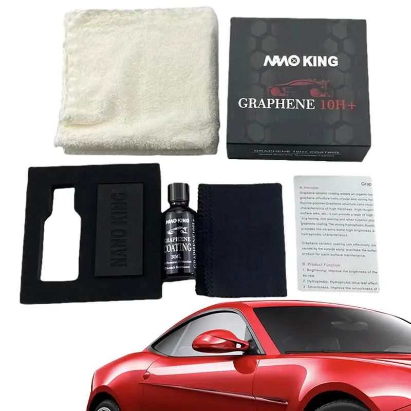 

Graphene Detail Coating 10H Car Paint Sealant Protection 30ML Vehicle Paint Protection Agent To Enhance Gloss And Depth For Cars