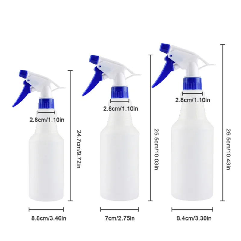 500/650/1000ML Empty Spray Bottle Trigger Sprayer Watering Flowers Can Refillable Misting Spray Bottle Salon Barber Hair Tools images - 6