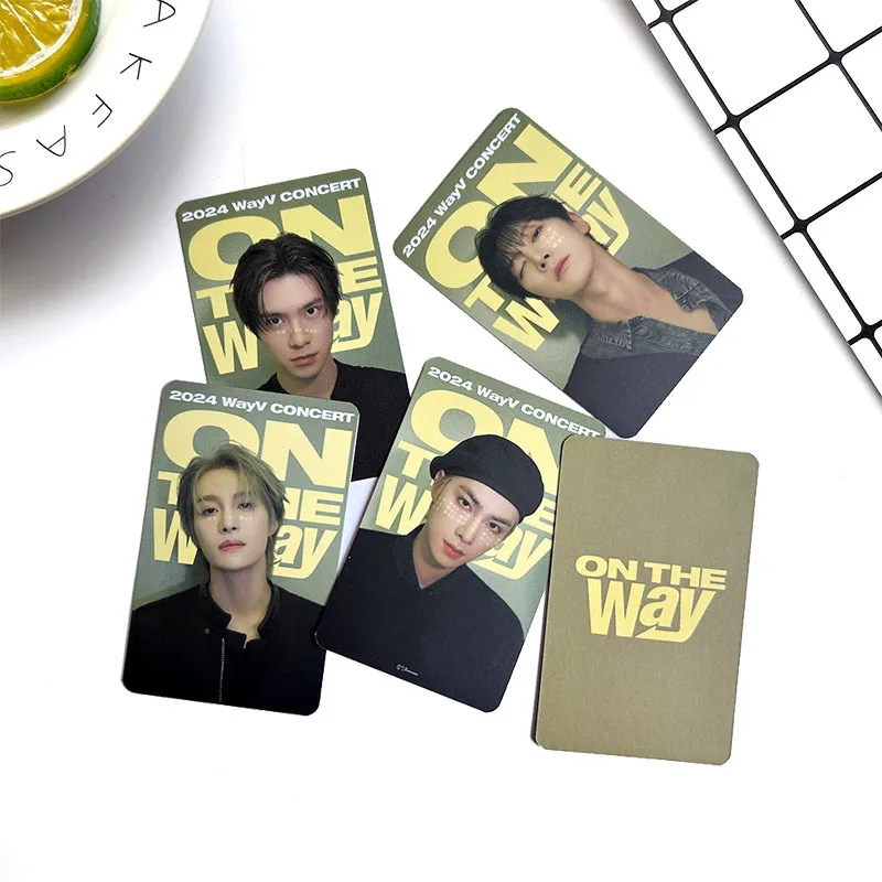 Kpop Фотокарточка WayV Merch альбом ON THE Way концерт LOMO карточка Kun Ten WINWIN HENDERY YANGYANG
