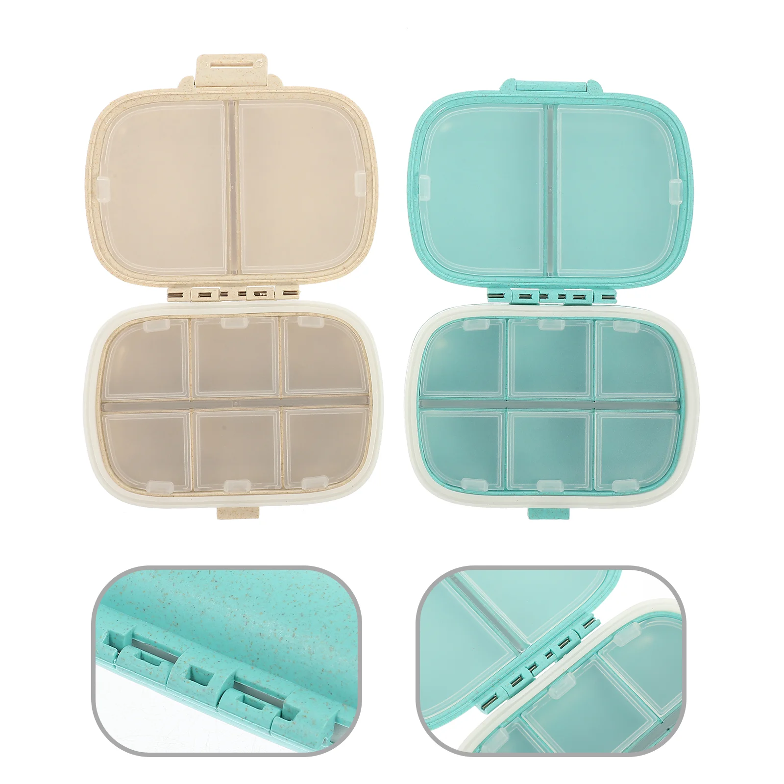 

Casebox Organizer Medicine Daily Weekly Dispenser Travel Container Portable Cabinet Household Decorative Packingplannertray
