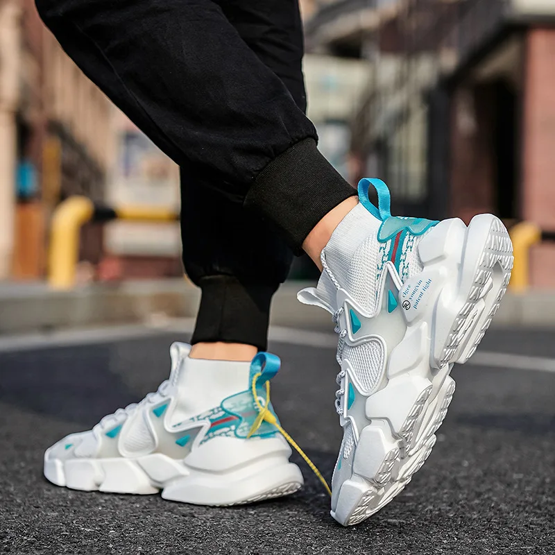 Men Running Shoes Comfortable Footwear Outdoor Jogging Sports and Leisure Trainers Zapatillas White Spring 2022 New Sneakers Men