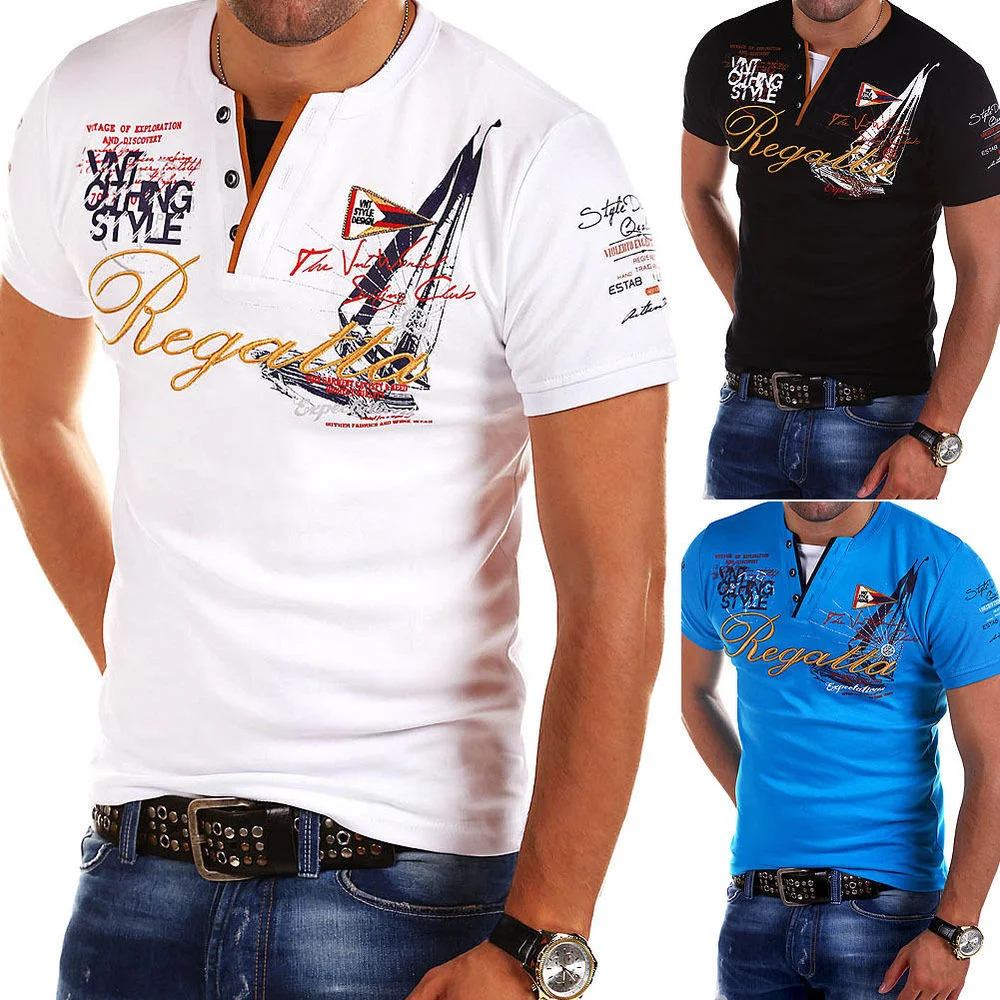

New men's fashion short sleeve tshirt