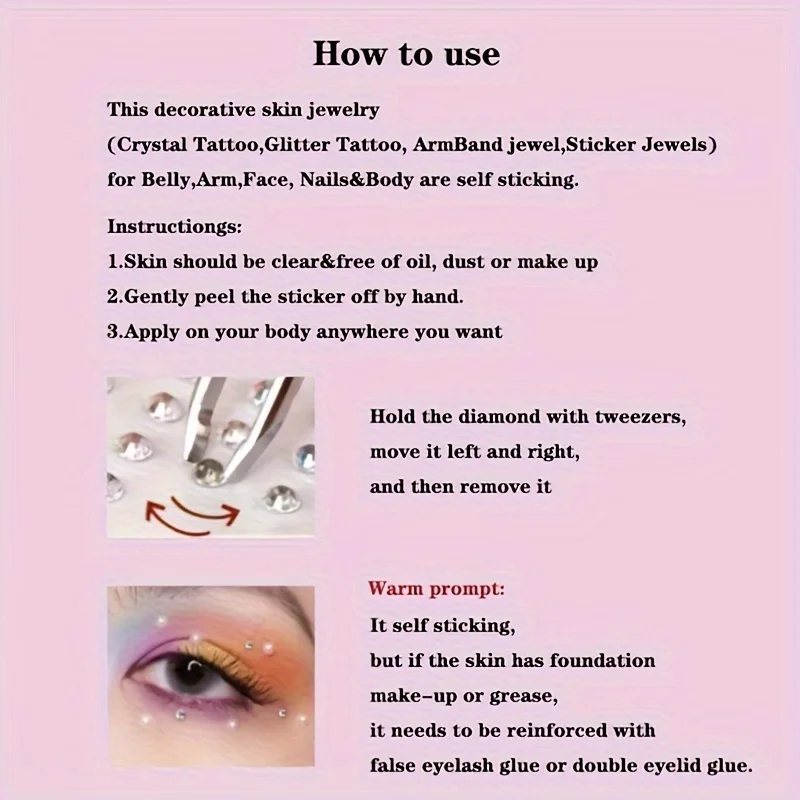 3D глаза макияж для лица временная татуировка самоклеящиеся прозрачные наклейки