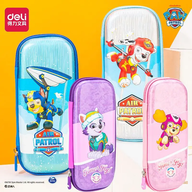 

Paw patrol Pencill Case School Cartoon Black Pen Bag School Supplies Stationery Schoolbag Birthday Party Gifts for toy